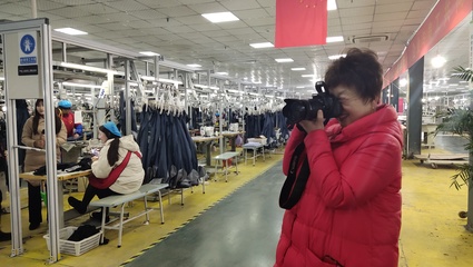 東錦服飾公司迎來界首市大美采風團，共話銷售業務新圖景